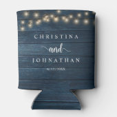 の結婚ディナーとパーティー、ストリン素朴グライト 缶クーラー (裏面)