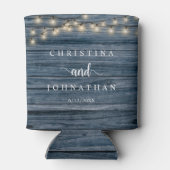 の結婚ディナーとパーティー、ストリン素朴グライト 缶クーラー (裏面)