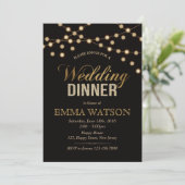 の結婚ディナー招待状 招待状 (スタンド正面)