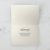 の結婚デイジー書 カード (内部)