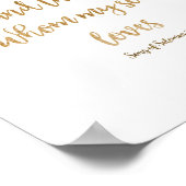 の結婚デコー・アート・プリント「見つけたぞ」 ポスター (角)