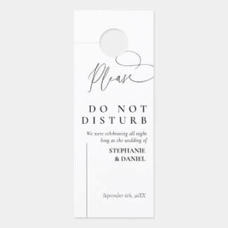 の結婚ドアハンパーソナライズされたガー ドアノブサイン