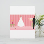 の結婚ドレスピストライプンク (スタンド正面)