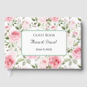 の結婚ノンフォイルのゲストブック ゲストブック (正面)