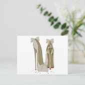 の結婚ハイヒール ポストカード (スタンド正面)