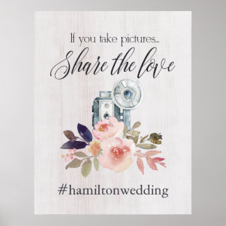 の結婚ハッシュタグinstagram記号 ポスター