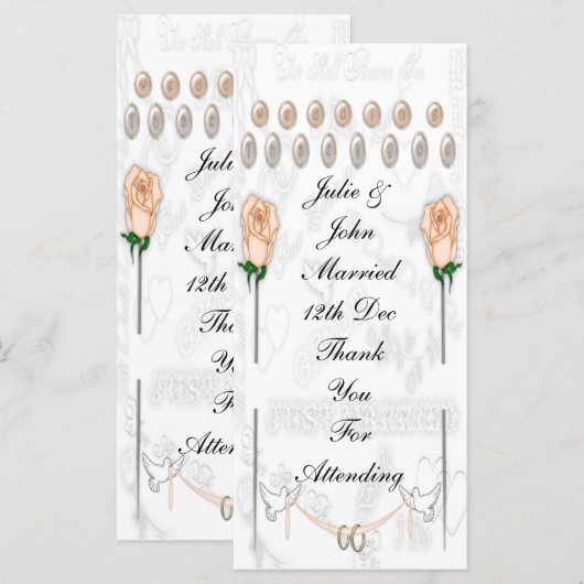 の結婚ハト (正面/裏面)