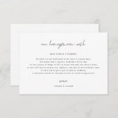 の結婚ハネムーン基金のギフト要求エンクロージャカード セーブザデート (正面/裏面)