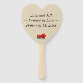 の結婚ハートキープサク – Las Vegasサイコロオンクラップ ハンドファン (裏面)