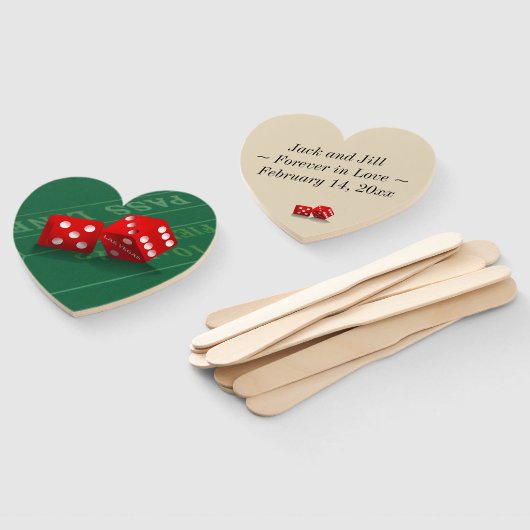 の結婚ハートキープサク – Las Vegasサイコロオンクラップ ハンドファン (組立なし)