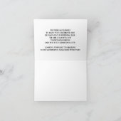 の結婚ハートサンキューカード サンキューカード (内部)