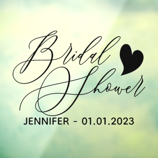 の結婚ハート標識ブライダルシャワー ウィンドウサイン (シート3)