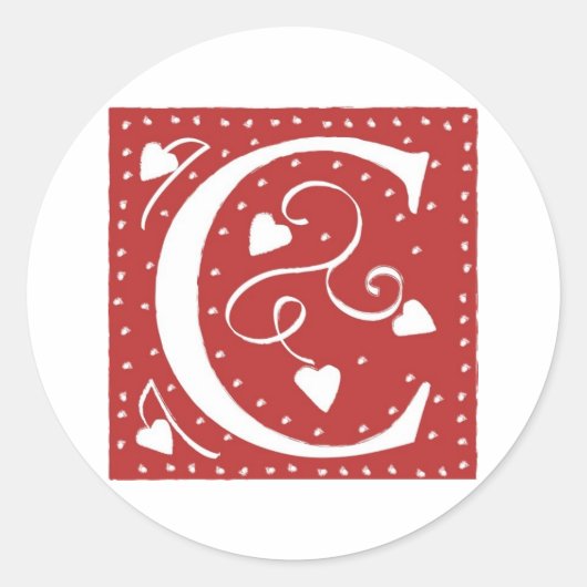 の結婚ハート ラウンドシール (正面)