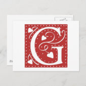 の結婚ハートG ポストカード (正面/裏面)