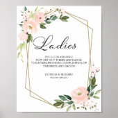 の結婚バスルームの看板は驚くほど見える ポスター (正面)