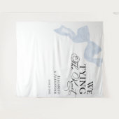 の結婚バックドロップ |結び弓を結ぶ タペストリー (正面(横))