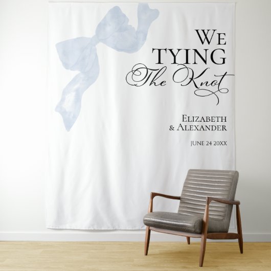 の結婚バックドロップ |結び弓を結ぶ タペストリー (インサイチュ)