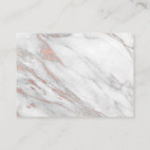 の結婚バラゴールドフォイルハートモノグラム詳細 エンクロージャーカード (裏面)