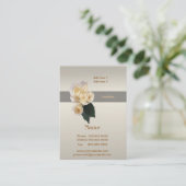 の結婚バラ名刺 名刺 (スタンド正面)
