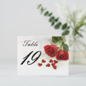 の結婚バラ表の番号 ポストカード (スタンド正面)