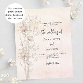 の結婚バラ金ゴールドワイルドフラワー予算の招待