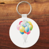 の結婚バルーン束 キーホルダー (正面)