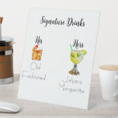 の結婚バー標識 台座サイン (インサイチュ)