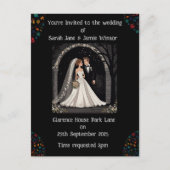 の結婚パーソナライズされた招待状 ポストカード (正面)