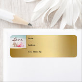 の結婚ビーチのリングや輪 ラベル (インサイチュ)