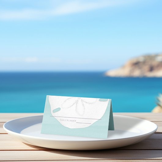 の結婚ビーチエレガント披露宴座席 プレイスカード