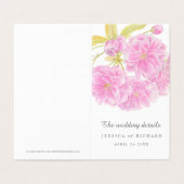 の結婚ピンクの木の花のイベントの日程と地図 (外部フラット)