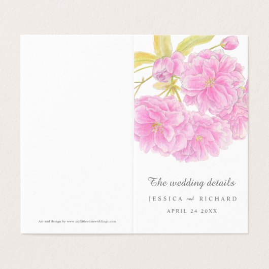 の結婚ピンクの木の花のイベントの日程と地図 (外部フラット)