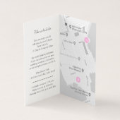 の結婚ピンクの木の花のイベントの日程と地図 (内部)