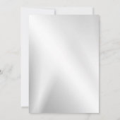 の結婚ピンクカラフルフローラゴールデンフレームエレガント 招待状 (裏面)