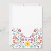 の結婚フィエスタフローラ 招待状 (裏面)