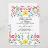の結婚フィエスタフローラ 招待状 (正面/裏面)