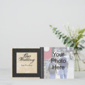 の結婚フォトカード、クラシックフォトカード 案内状 (スタンド正面)