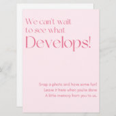 の結婚フォトゲストブックサイン プログラム (正面/裏面)