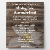 の結婚フォトスカベンジャー狩り フォトプラーク (正面)