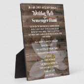 の結婚フォトスカベンジャー狩り フォトプラーク (側面)