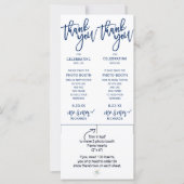 の結婚フォトブースのフレームインサート – （ネイビーブルー） (正面)