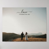 の結婚フォトメモリのラブスクリプ結婚ト ポスター (正面)