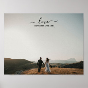 の結婚フォトメモリのラブスクリプ結婚ト ポスター