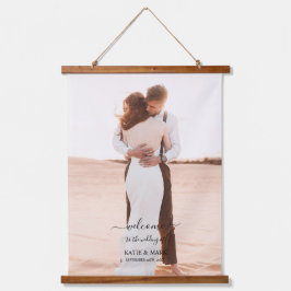 の結婚フォトメモリのラブスクリプ結婚ト 吊り下げ型タペストリー