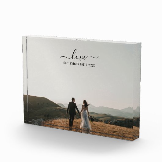 の結婚フォトメモリ結婚ラブのフォトブロック フォトブロック (右)