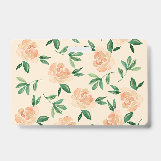 の結婚フラワーアレンジメント バッジ (正面)