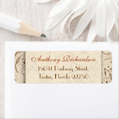 の結婚フローラエレガント住所 シール (インサイチュ)