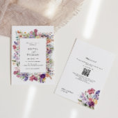 の結婚フローラガーデンQRコードをすべて1つにまとめる 招待状