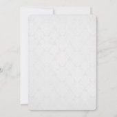 の結婚フローラブーケオンダマスク 招待状 (裏面)