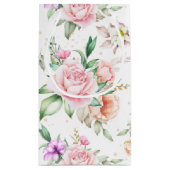 の結婚フローラプリント抱き枕 スモールペーパーバッグ (裏面)